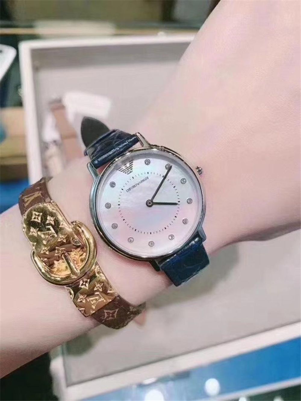 Armani 阿玛尼时尚女士手表石英表AR11095_美国-洋码头