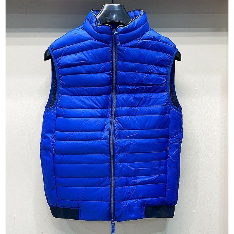 armani exchange/ax 男士新款纯色压线可收纳羽绒马甲外套价格:06