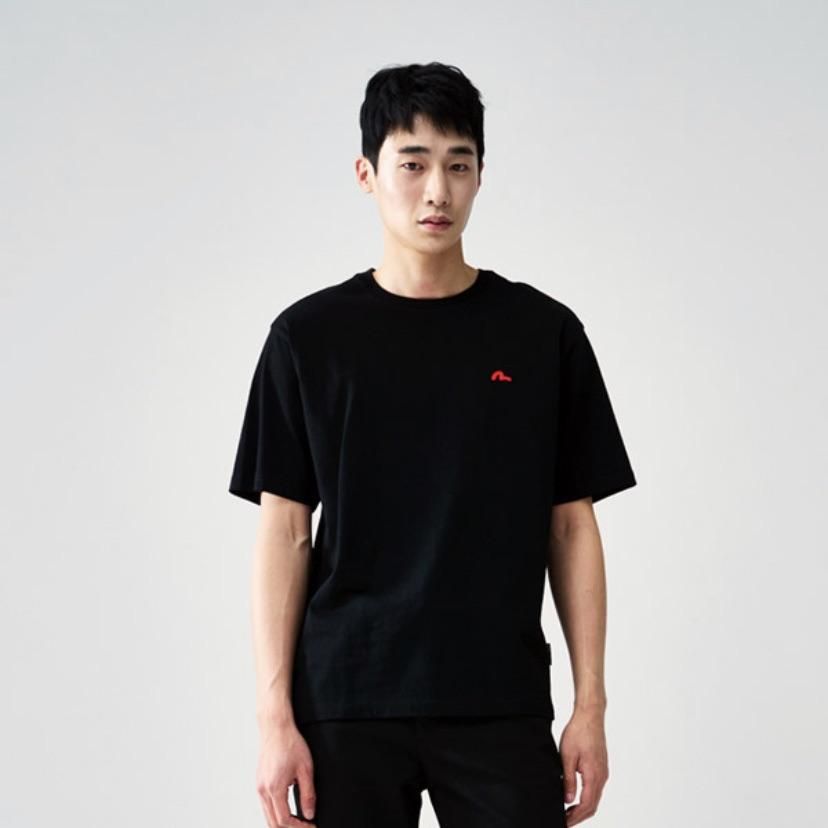 韩国 Evisu福神短袖 2022年夏季新款T恤 男女同款上衣EU5UTS925