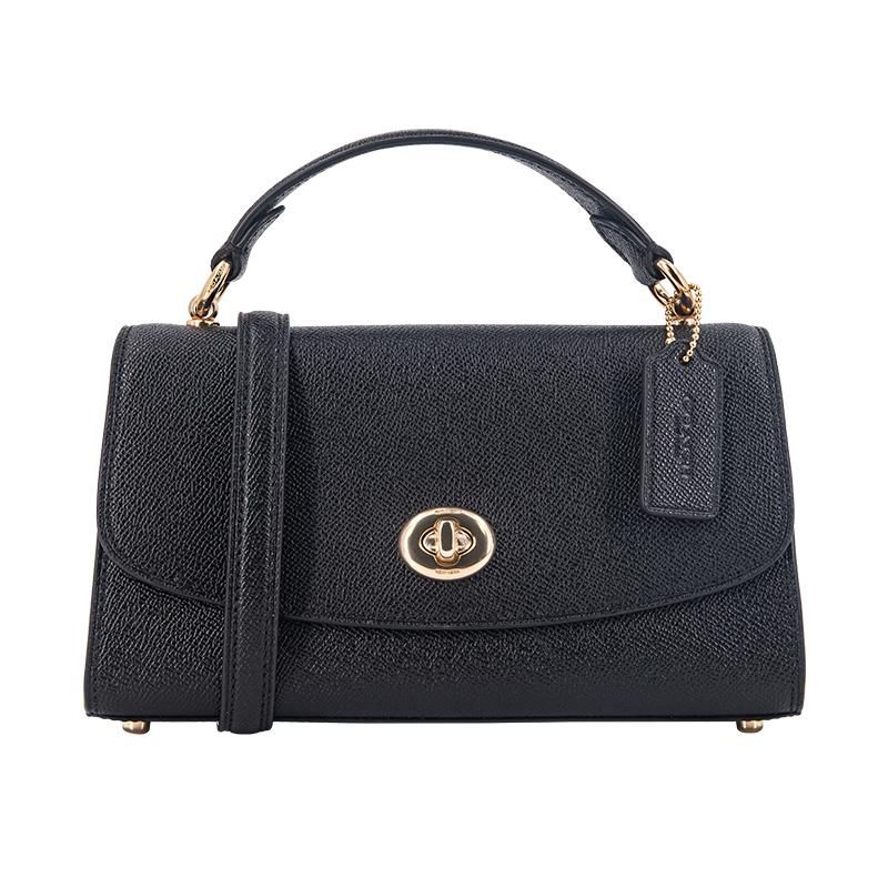 coach女士黑色tilly公文包