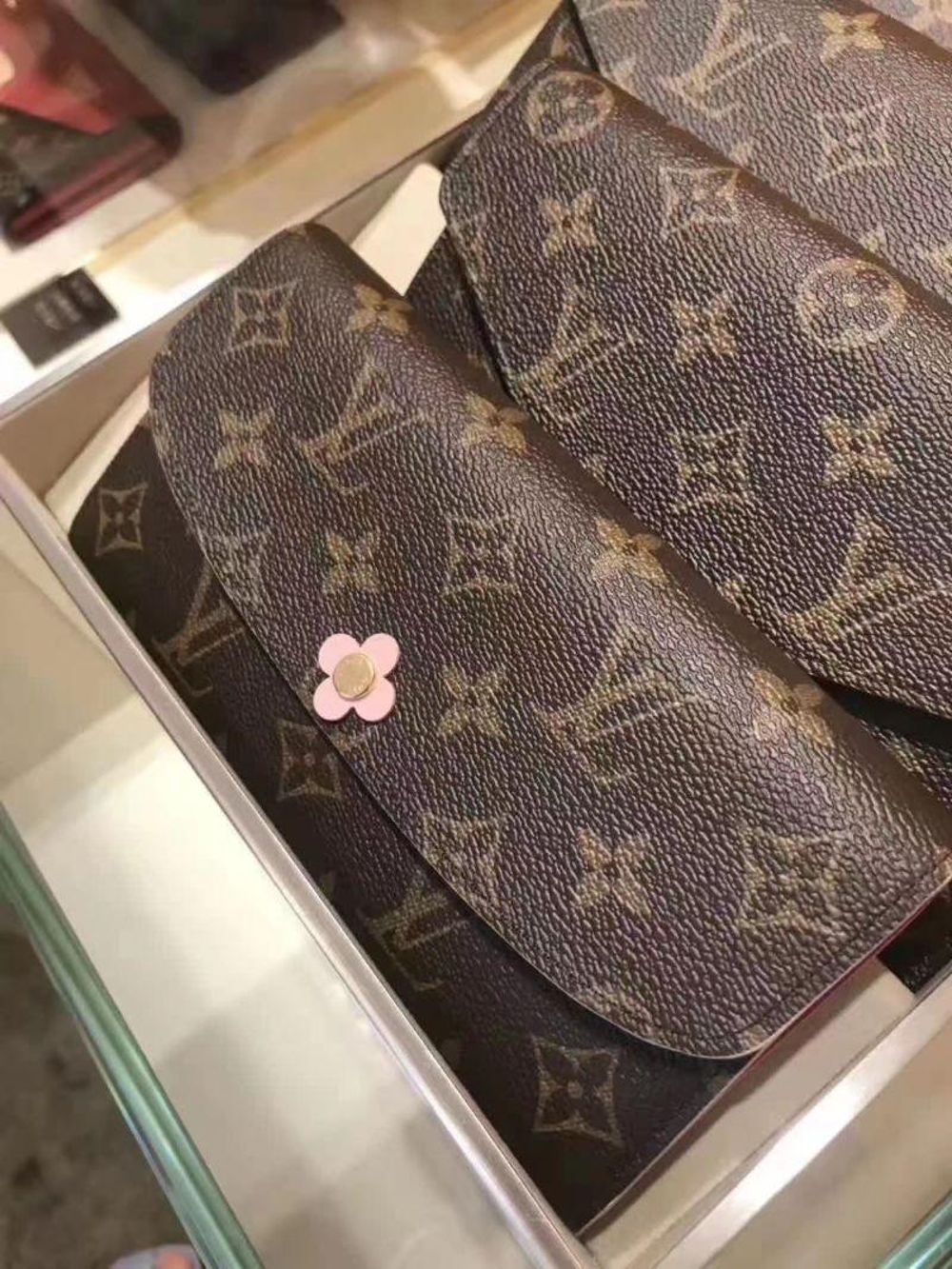 国现七夕好礼lv路易斯威登女士小花钱包