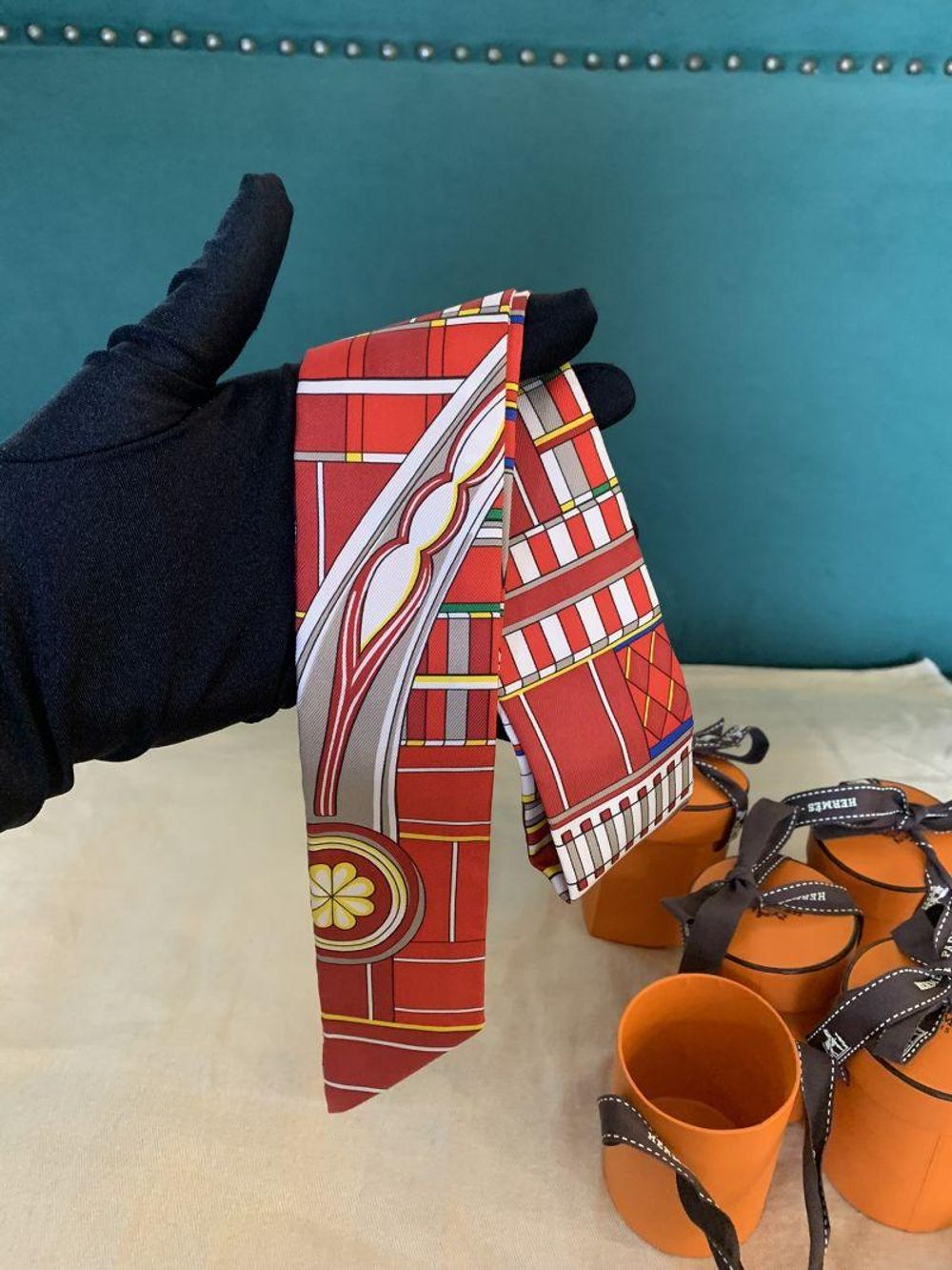 hermes爱马仕爆款twilly丝巾全新可送礼