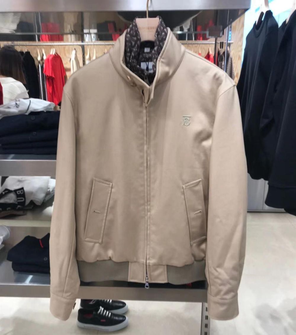 burberry巴宝莉男士可拆式保暖内层棉质哈林顿外套折扣款80241411