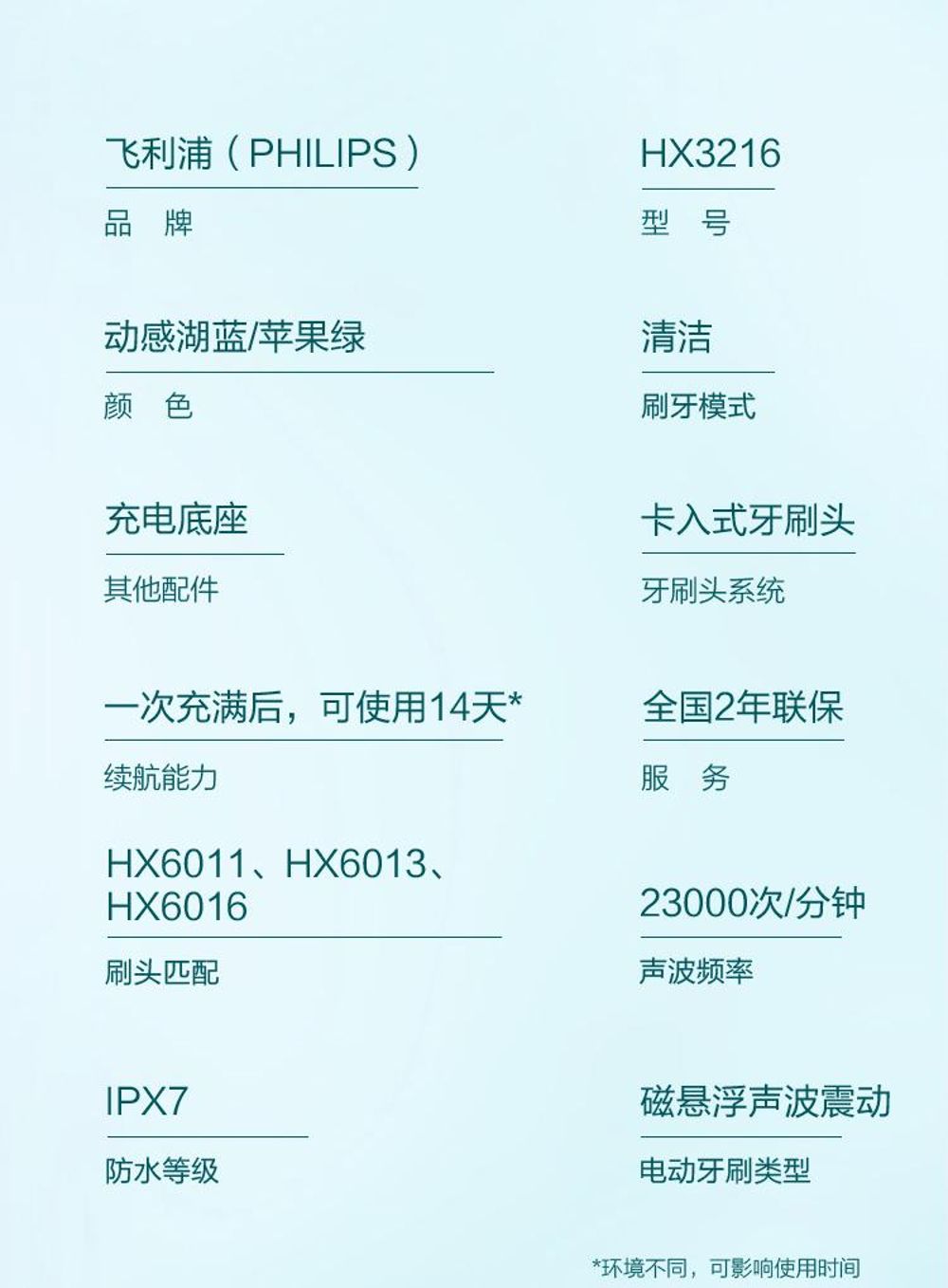 飞利浦philips电动牙刷hx32263216成人超声波情侣套装男女正品