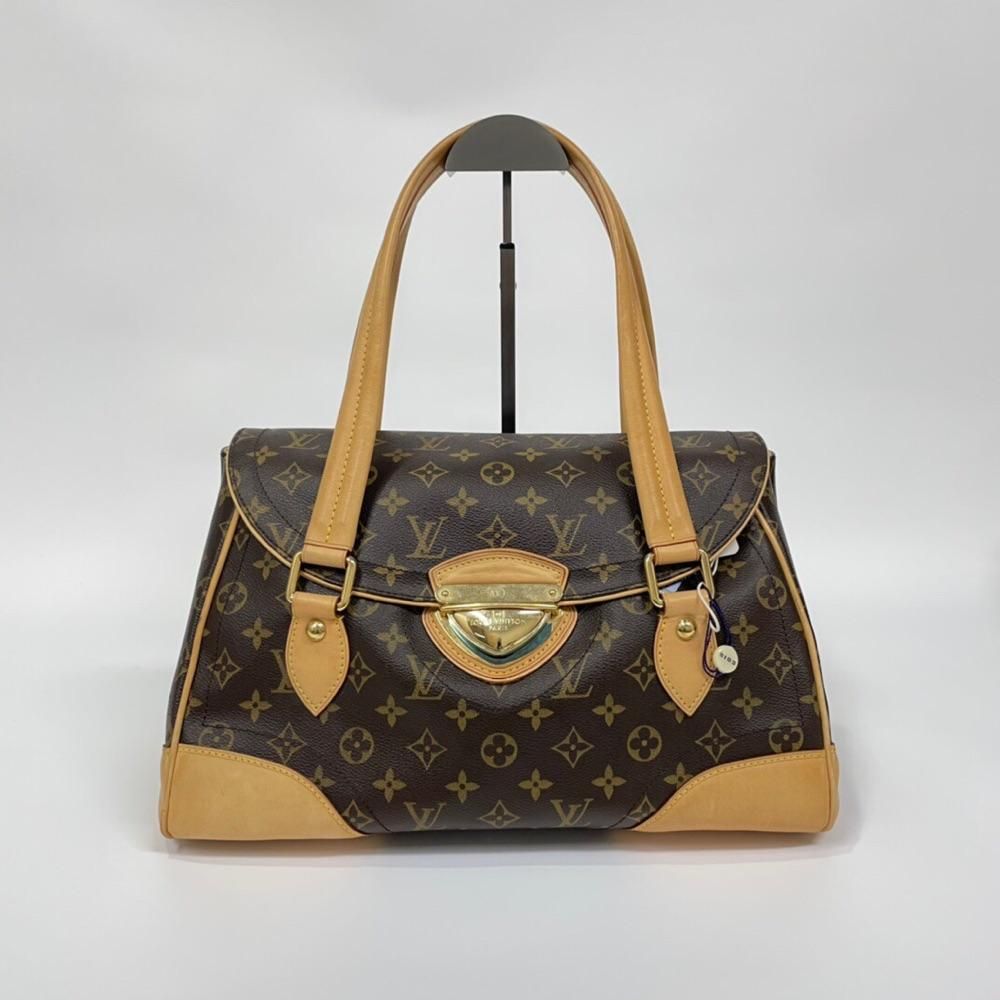 中古95新lv路易威登经典老花金扣单肩包手提包