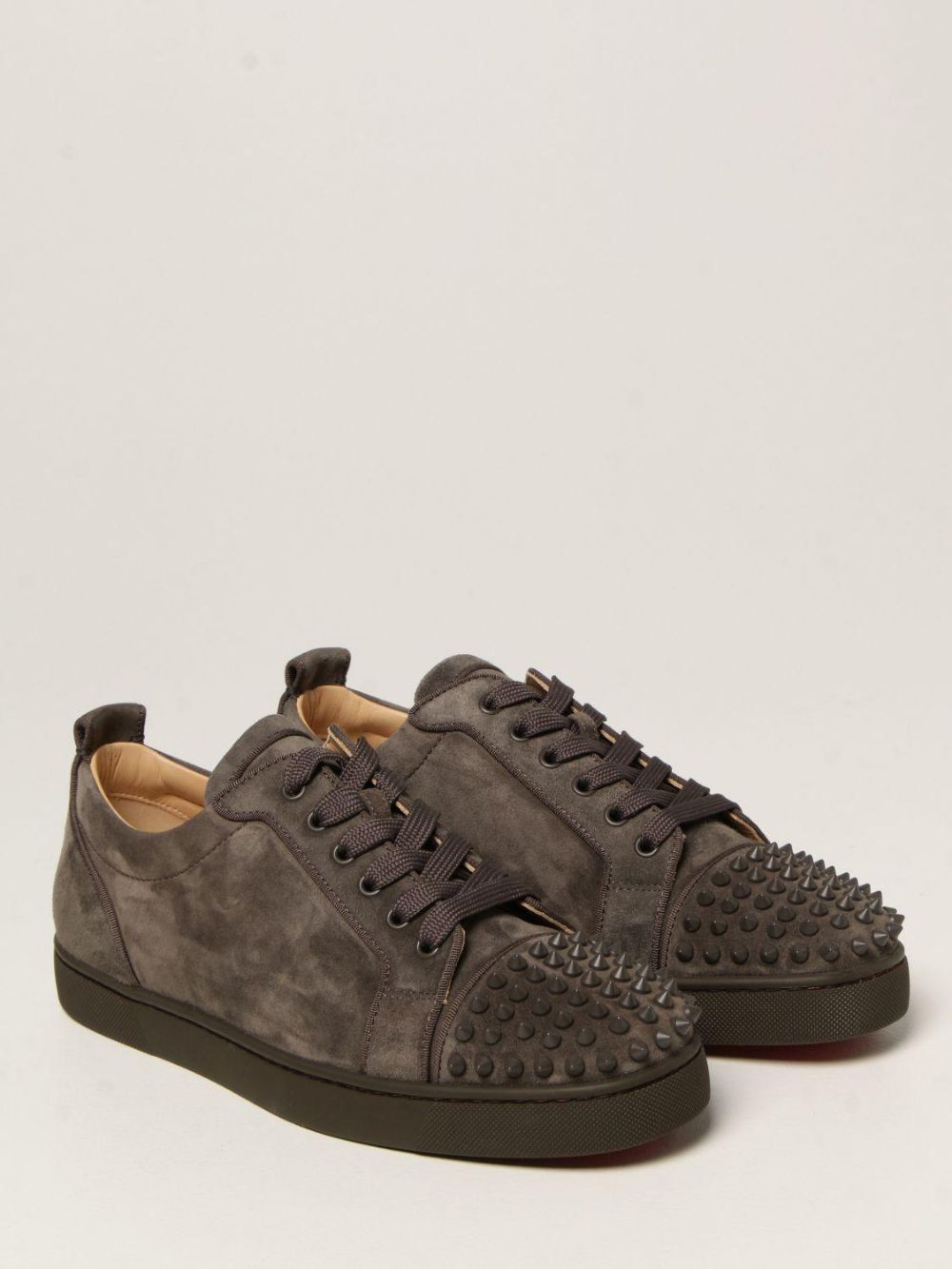 christian louboutin/cl红底鞋,男士一脚蹬 麂皮_意大利-洋码头