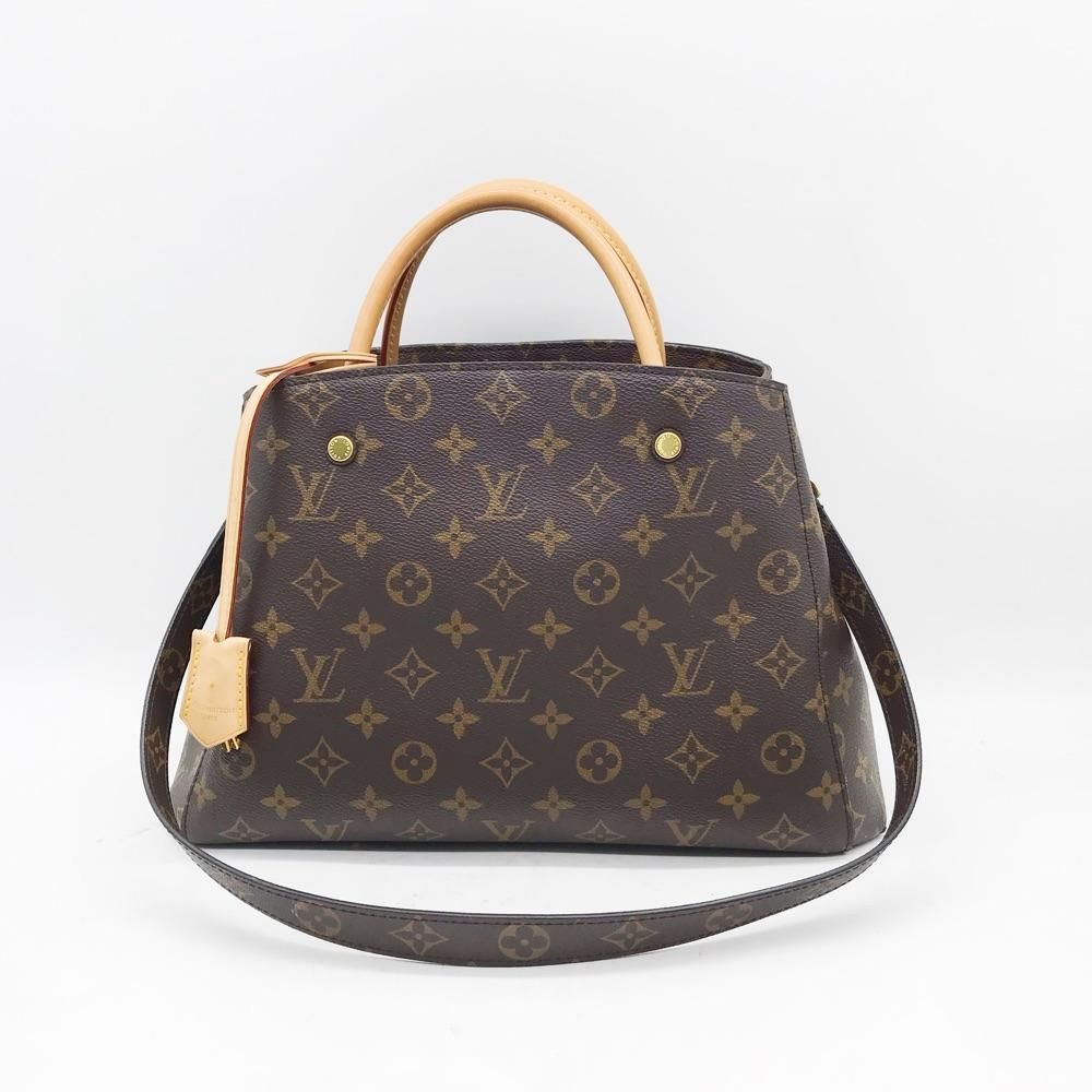 lv老花蒙田单肩包98新公价22000